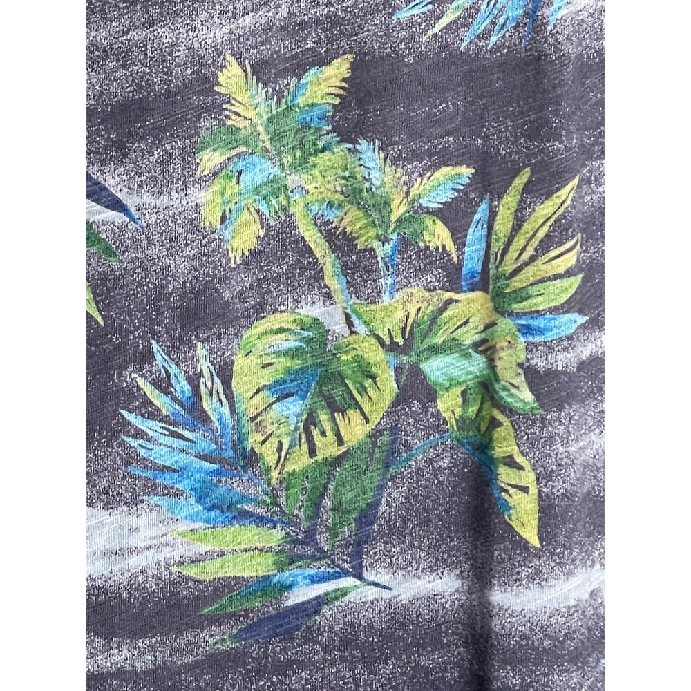Fresh Produce Womens Tropical Palm Print Slub Cotton 3/4 Sleeve Tunic Top SM USA - Picture 11 of 13